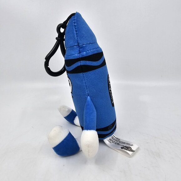 Crayola Crayon Cerulean Blue Plush Keychain Toy 2023 7 in - Picture 5 of 10